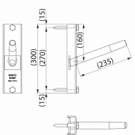 SH697R Крепление изолятора типа КИ SH697R Крепление изолятора типа КИ